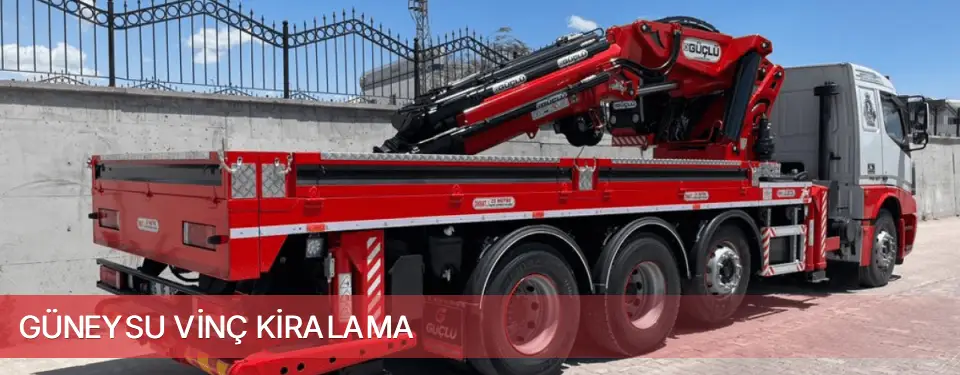 Güneysu İlçemi Vinç Kiralama